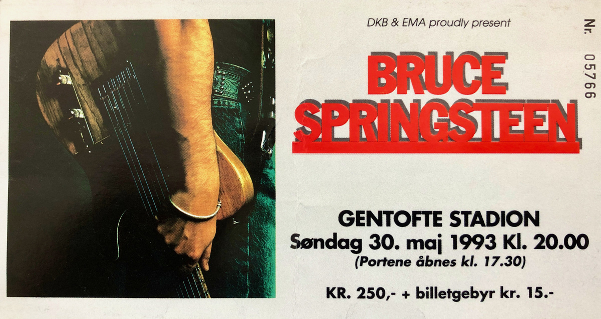 30. maj 1993 Bruce Springsteen